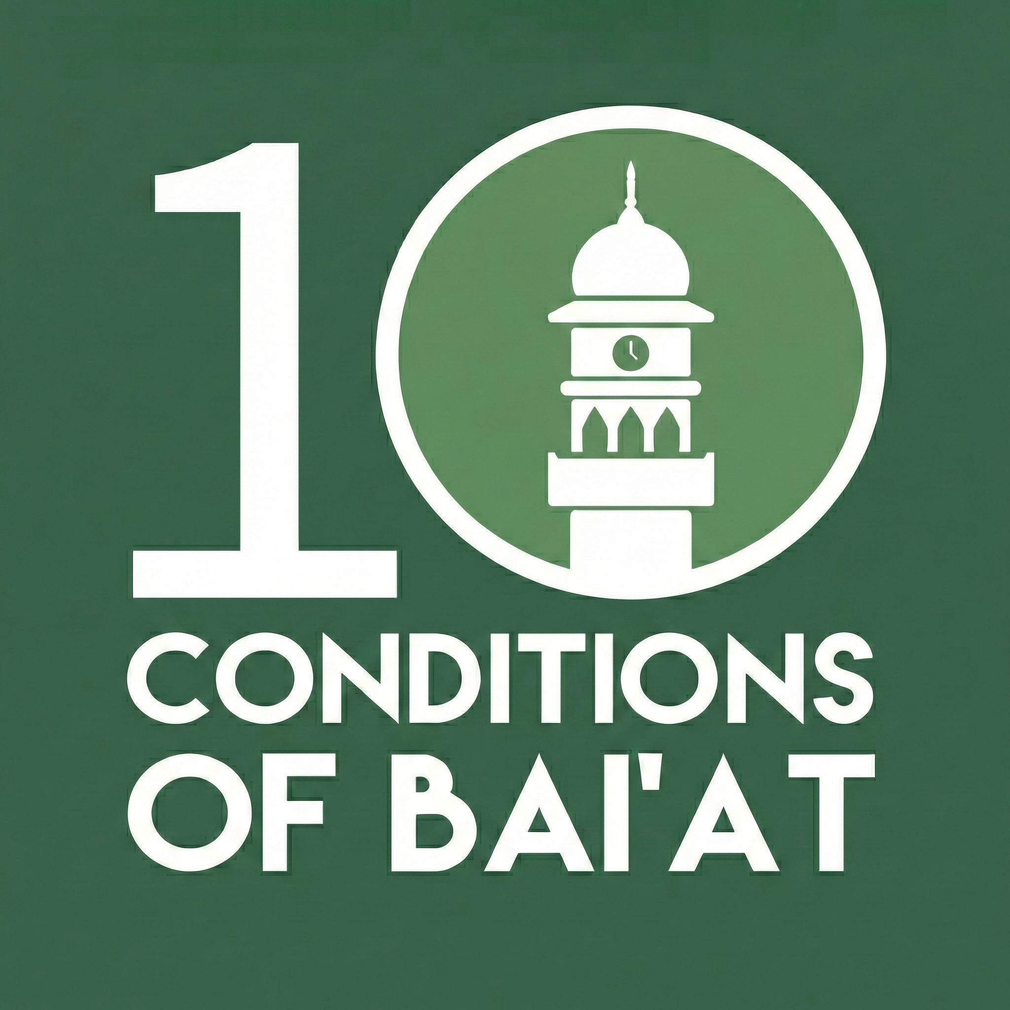 TEN CONDITIONS OF BAI'AT logo